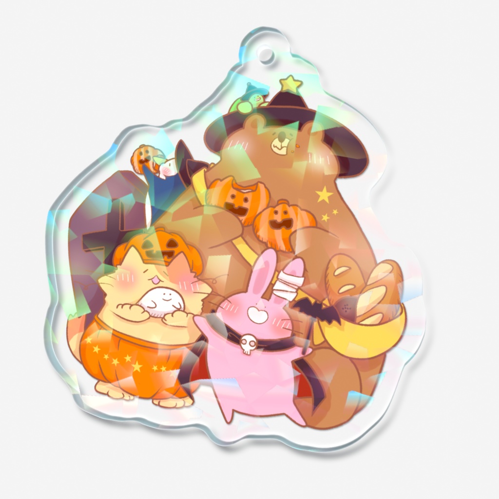 きらきらアクリルキーホルダー