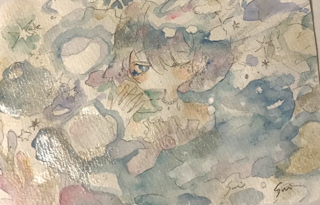 水彩ドローイング①