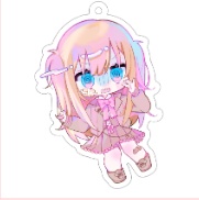 ミニキャラアクキー　ツインテール②　１個