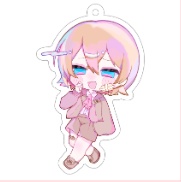 ミニキャラアクキー　短髪②　１個