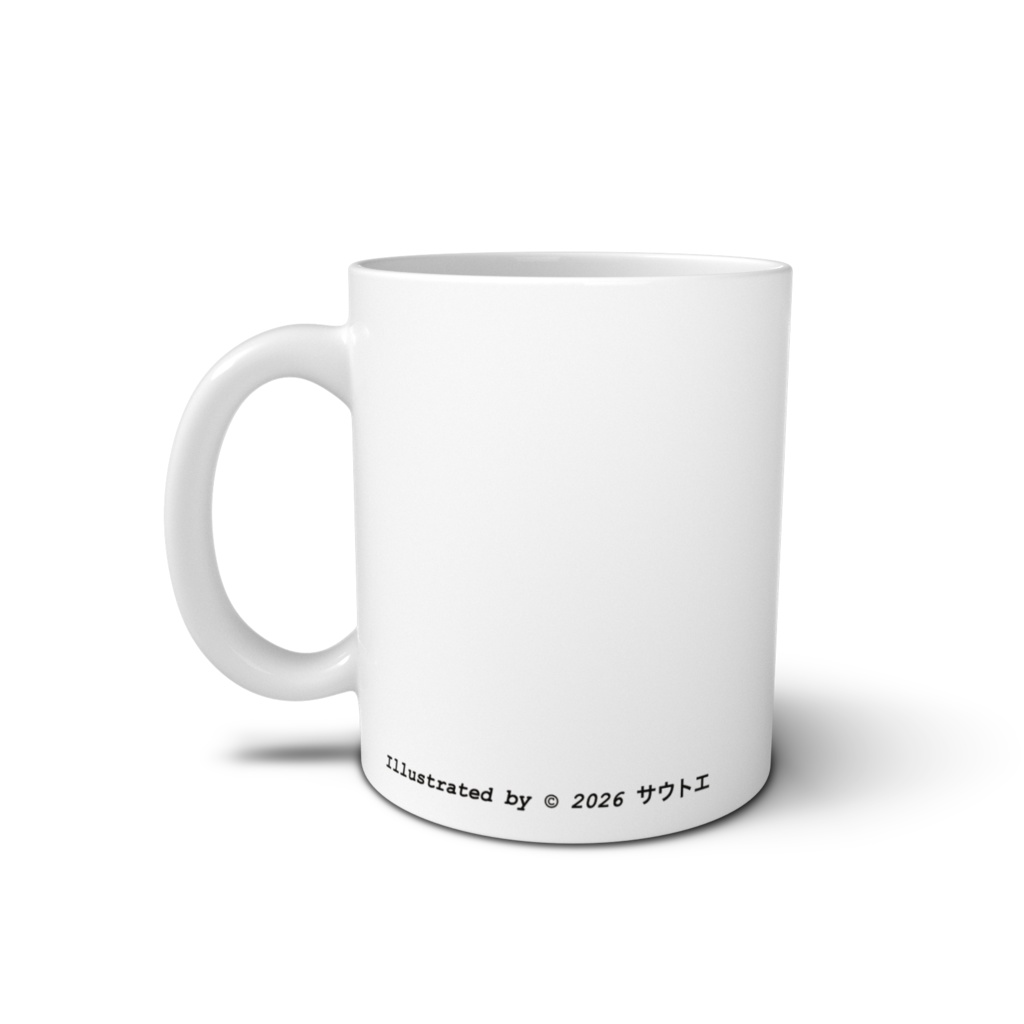 sw0015 Illustrated by ©︎2026 サウトエ マグカップ