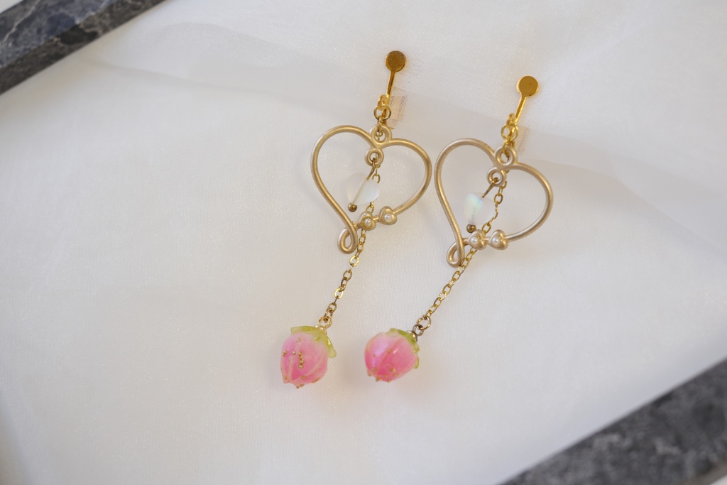 「 桃李 」 イメージ ピアス・イヤリング