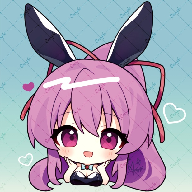 バニーイエヤスアクリルキーホルダー