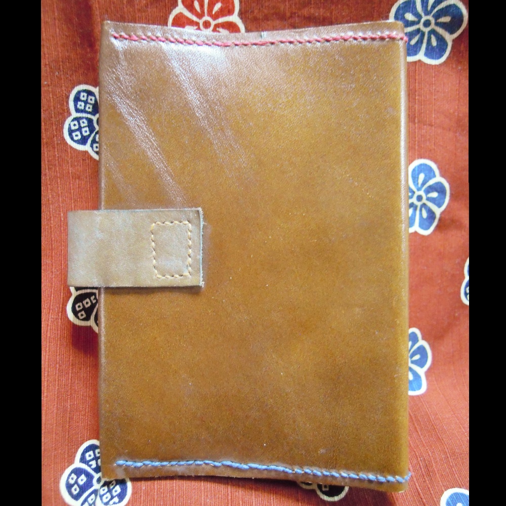 手帳カバー(革製) 手帳リング付き(紙は無し)