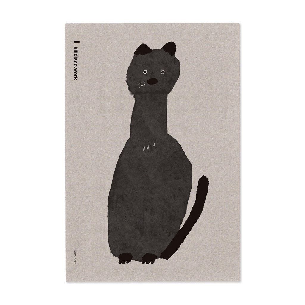 POSTCARD 「くろねこ」