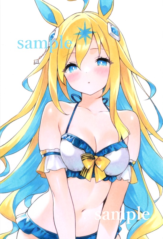 手描きイラスト ウマ娘 ネオユニヴァース 水着