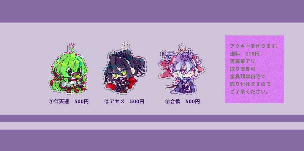 ぷちアクキーシリーズ