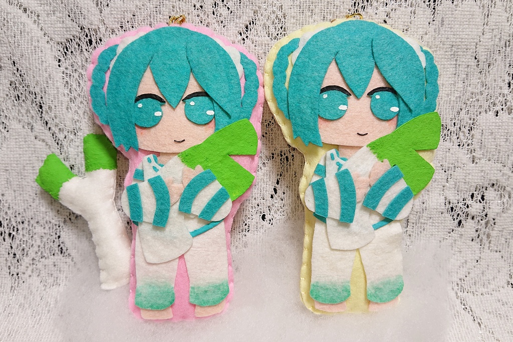 パジャマミク フェルトのマスコット 雪紅葉 Booth