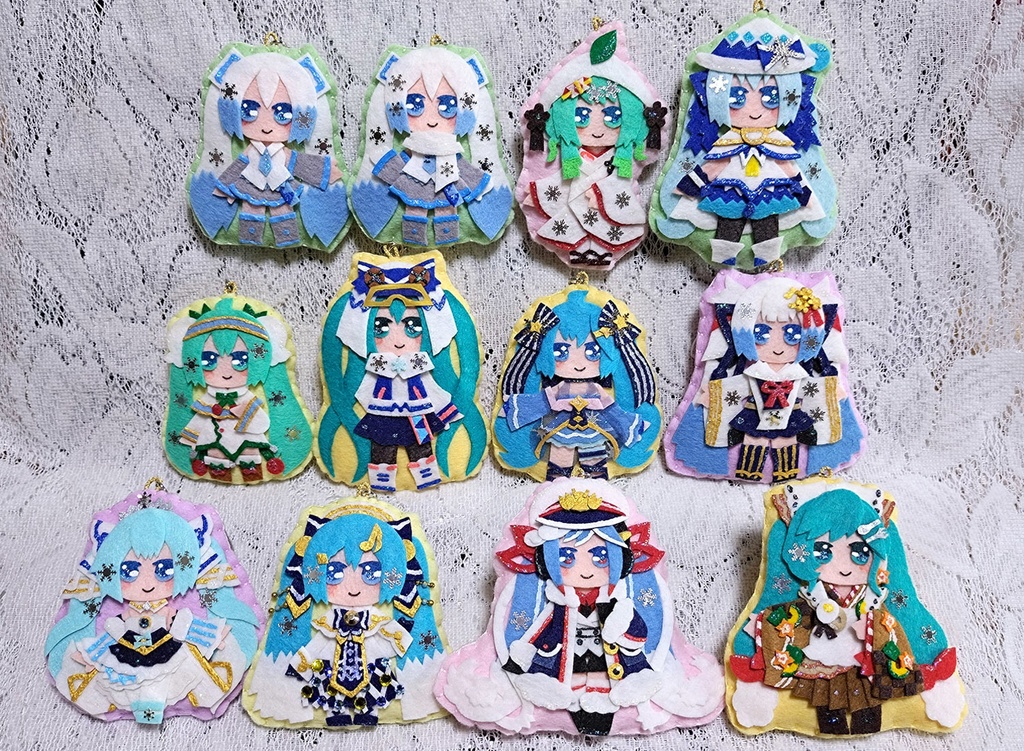 小さめなミクさんのストラップ1