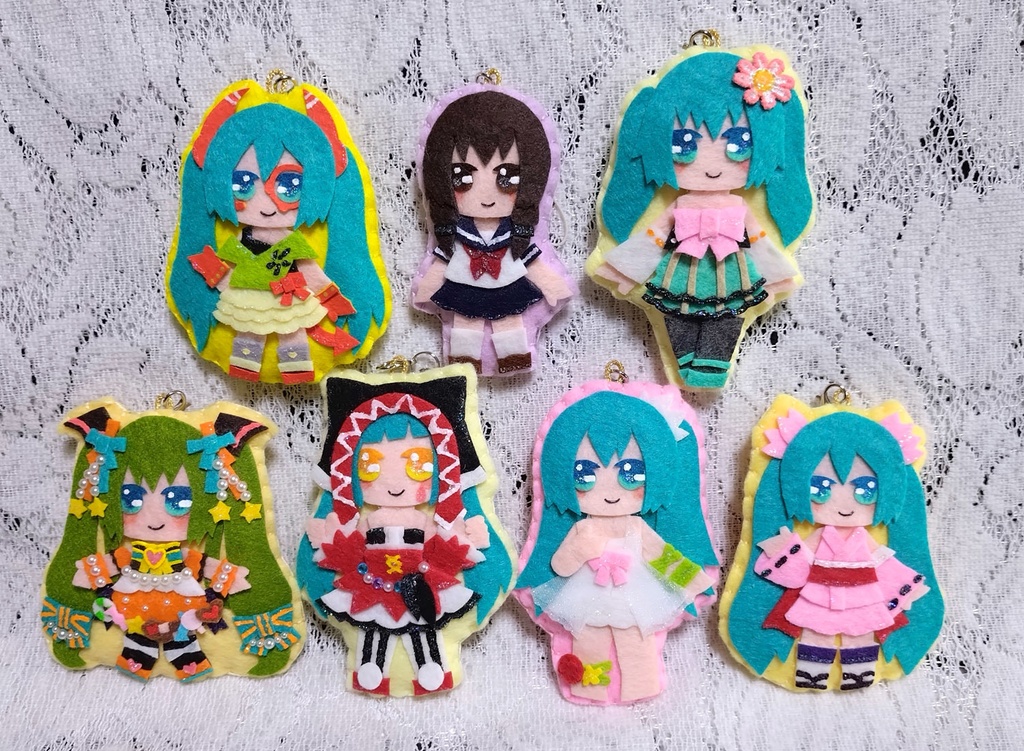 小さめなミクさんのストラップ3