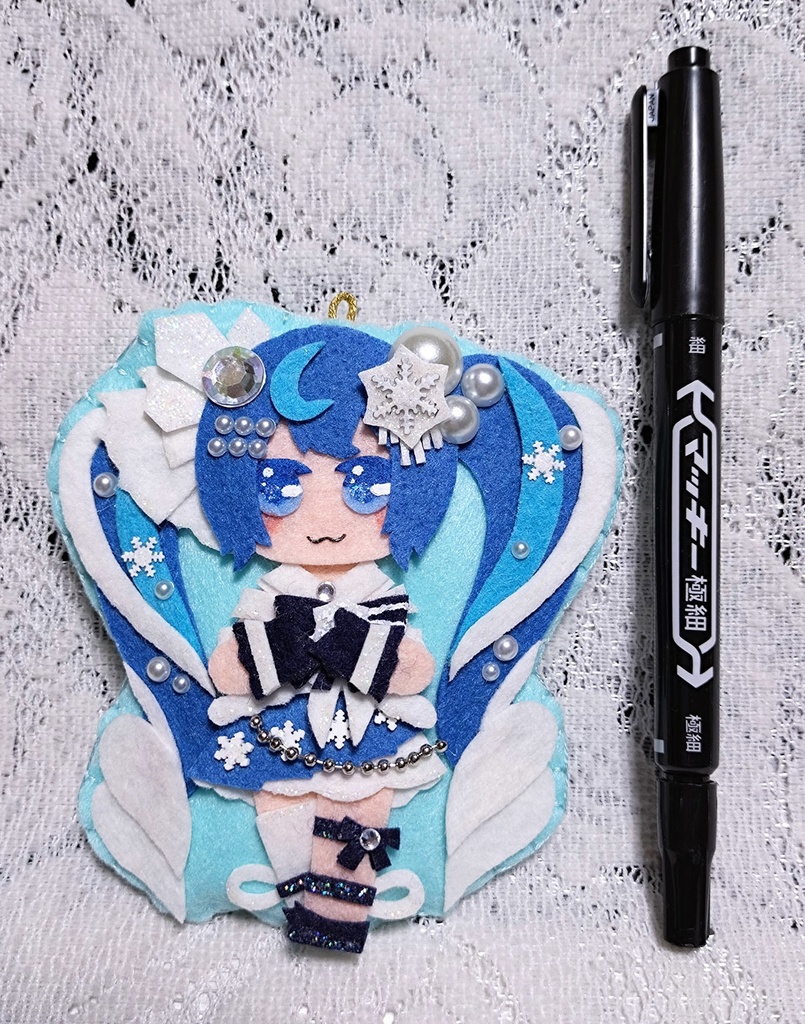 雪ミクさんのストラップ(2025ver)