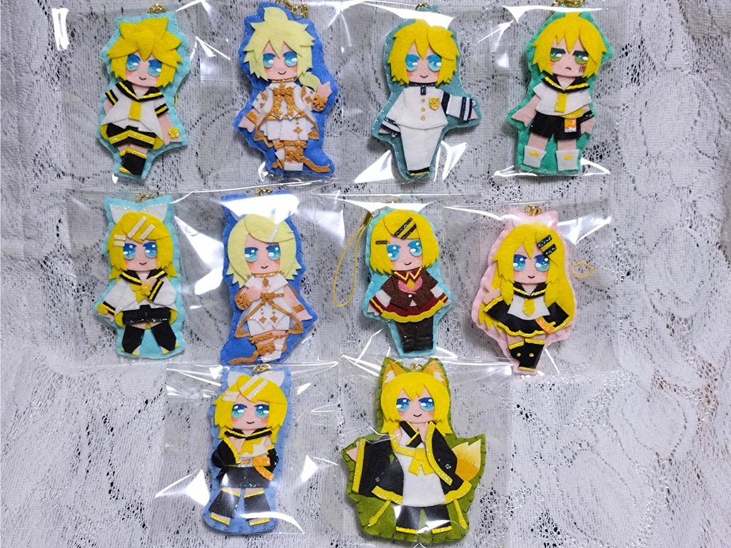 リンちゃんとレンくんのストラップ