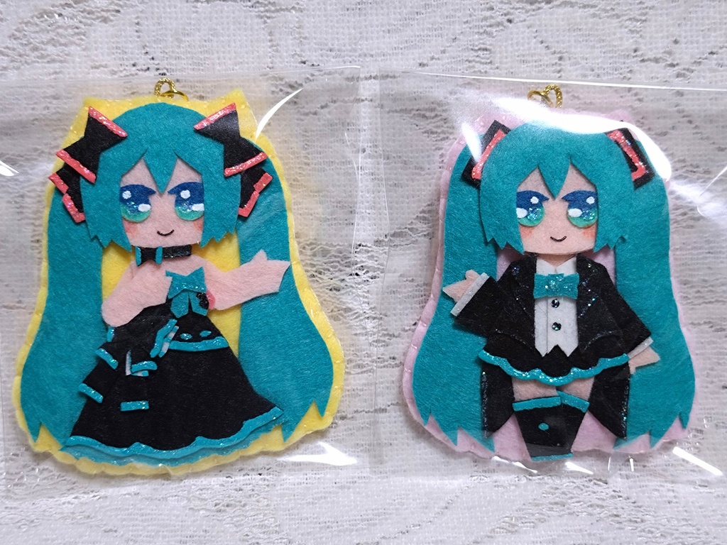 ミクさんのストラップセット