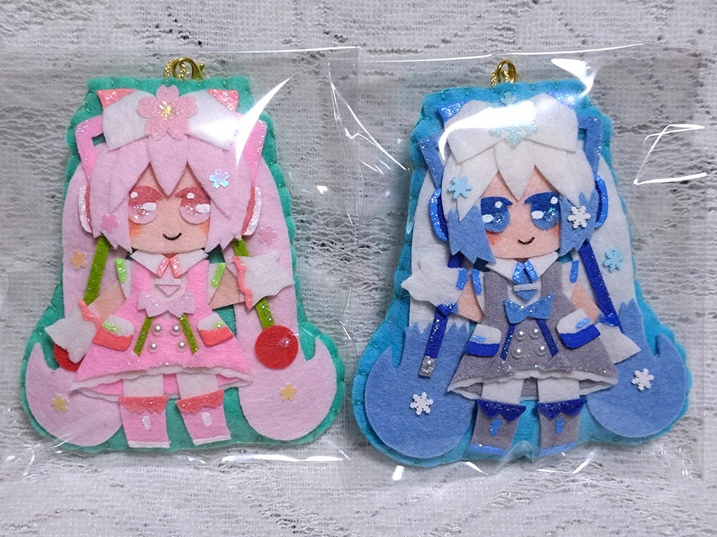 ミクさんのストラップセット