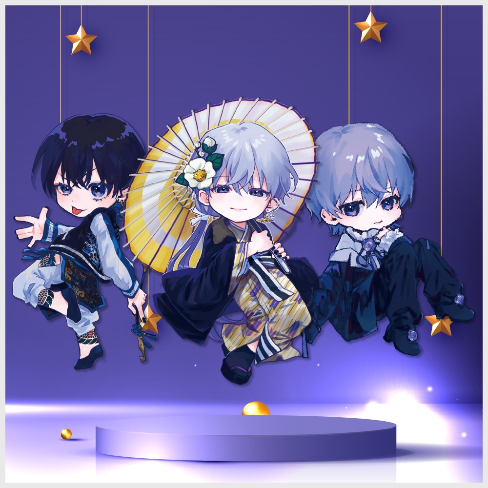 【untransparent】アクリルキーホルダー