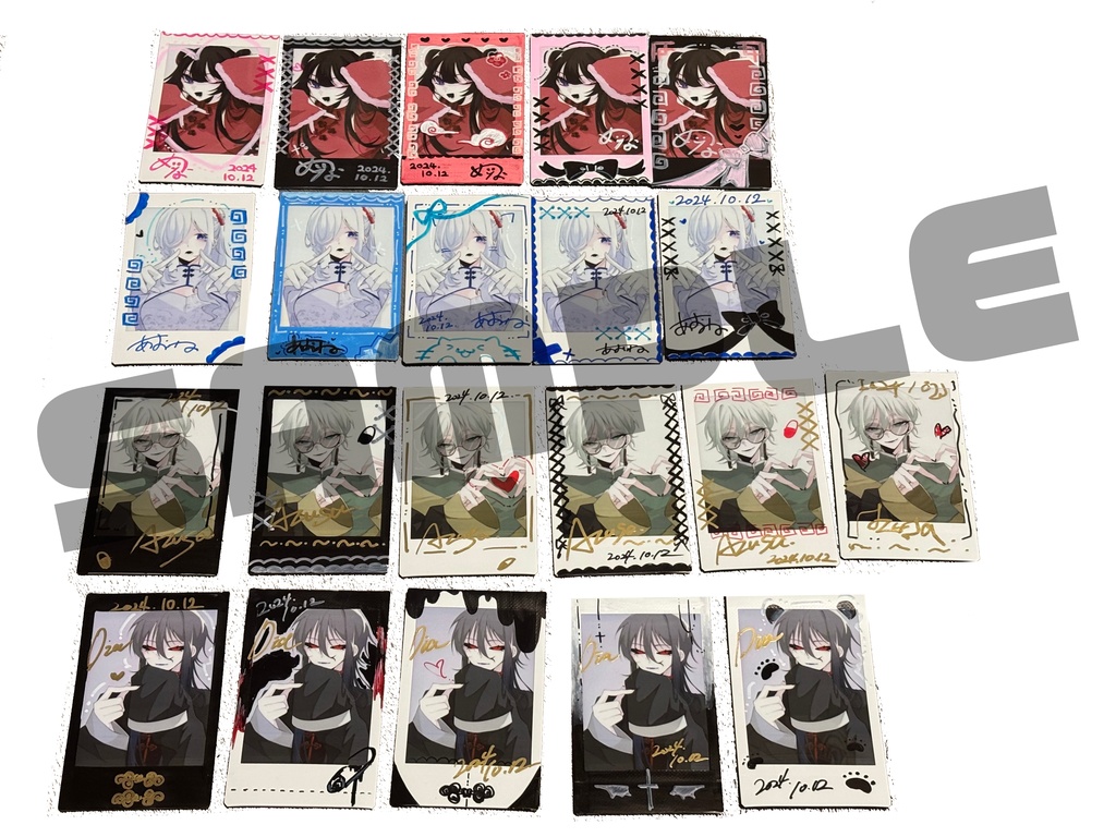 欠月荘 らくがきチェキ