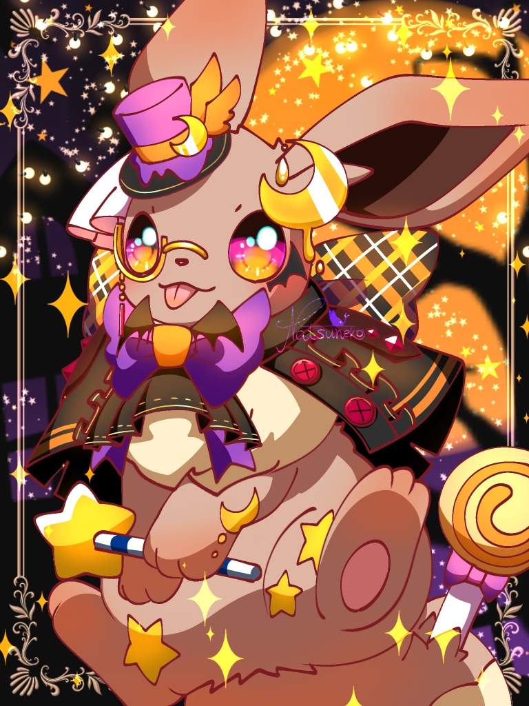 ポケモン一枚絵 ハロウィンver,