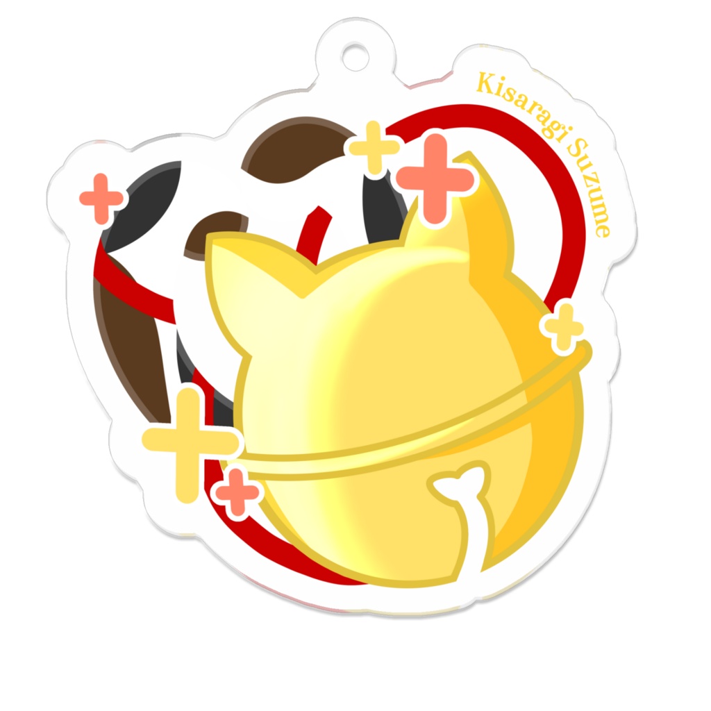 如月すずねロゴアクリルキーホルダー