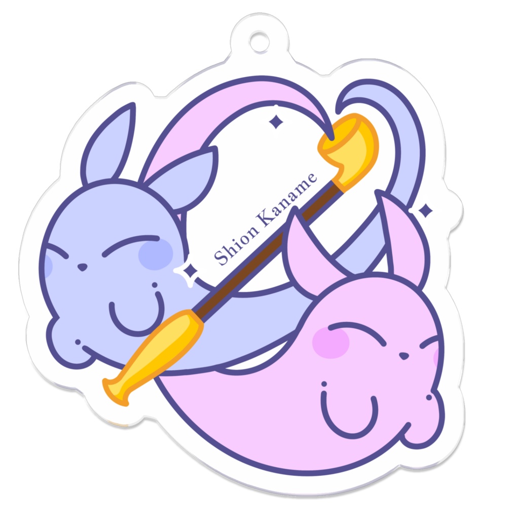 紫苑かなめロゴアクリルキーホルダー