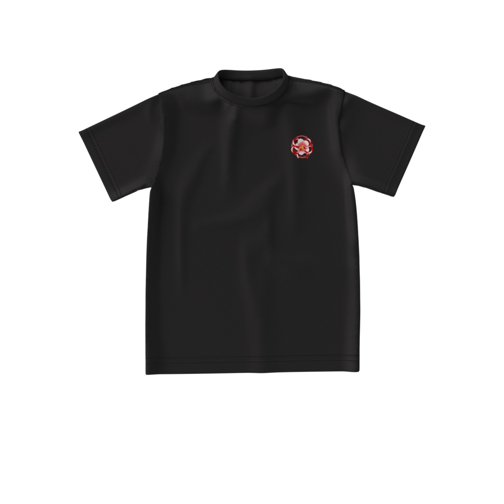 卯葉千幸ロゴビッグシルエットTシャツ（黒）