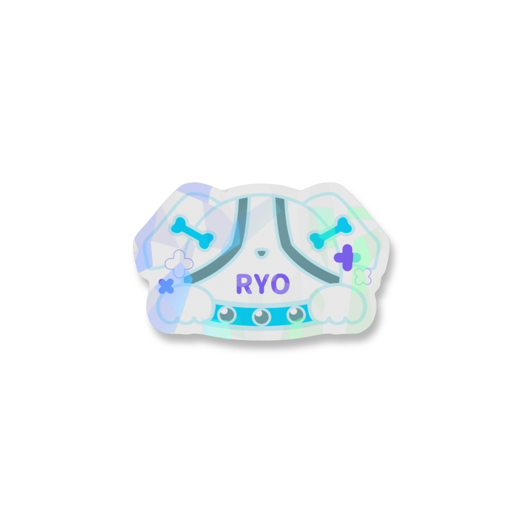 リョウロゴホログラムステッカー