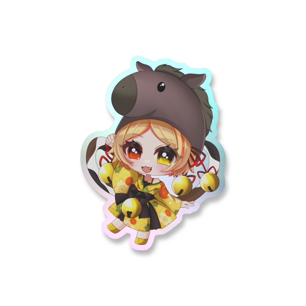 如月すずね2026(午)オーロラステッカー