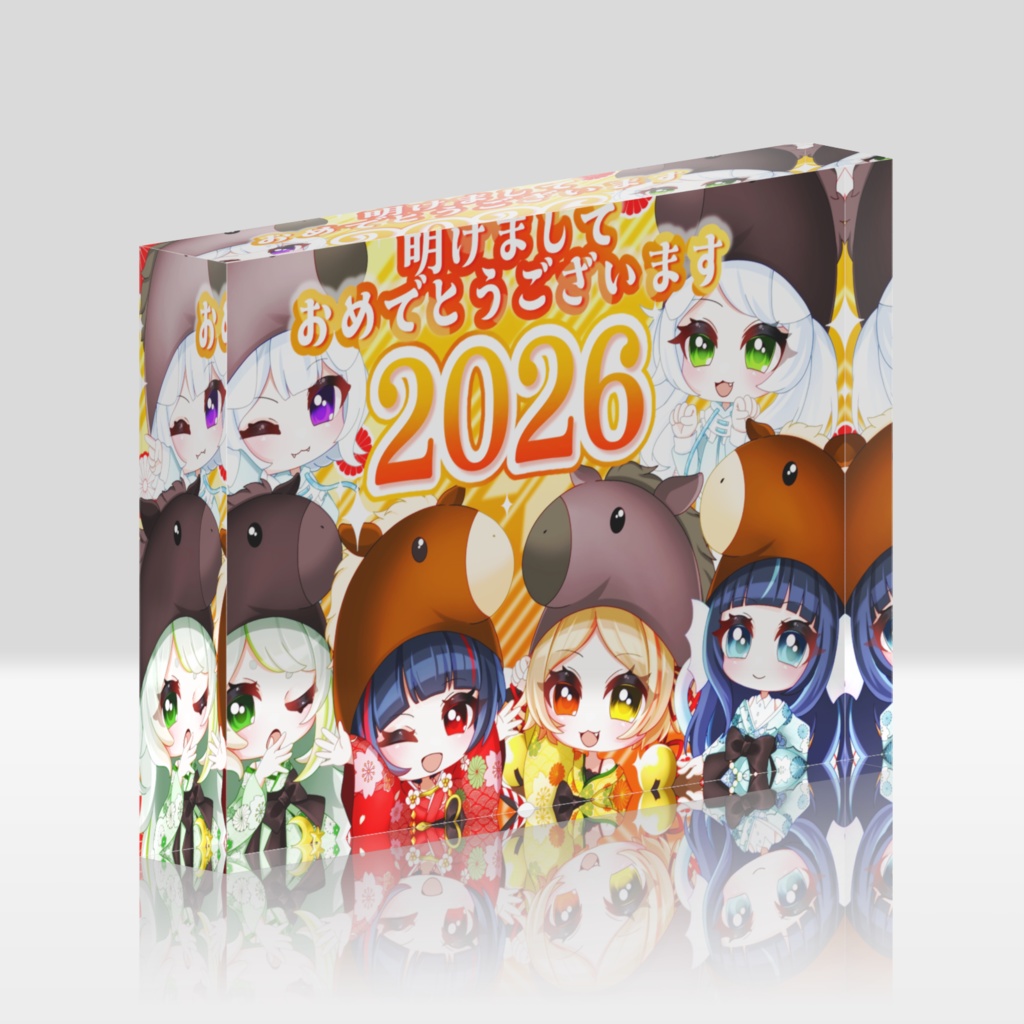 あやかし♡ぱれっと×Ceru３アクリルブロック2026