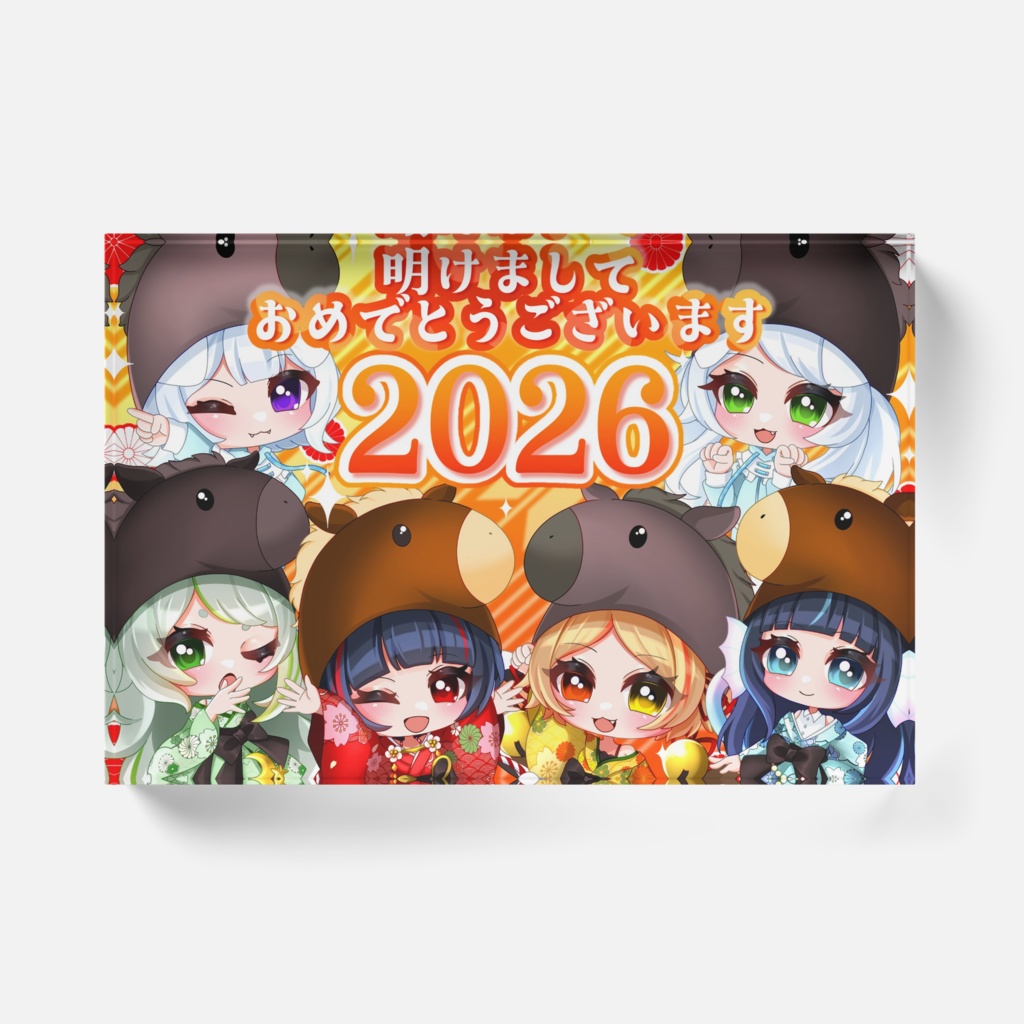 あやかし♡ぱれっと×Ceru3アクリルブロック2026