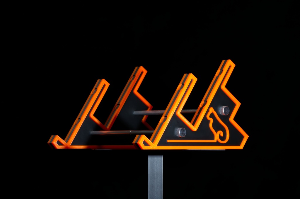Keyboard Stand No.2(black × orange.Ver)