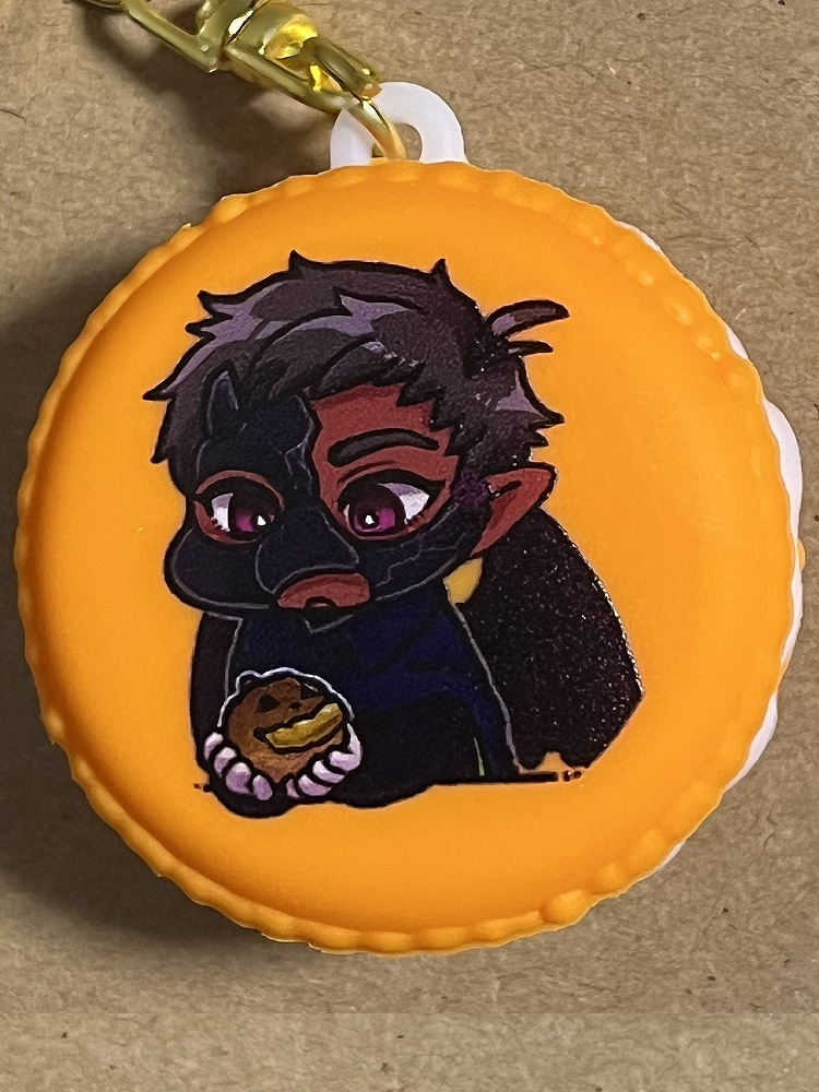 ハロウィンマカロンキーホルダー
