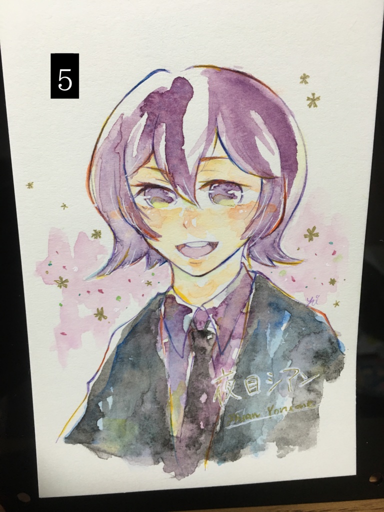 額装原画「夜目シアン」