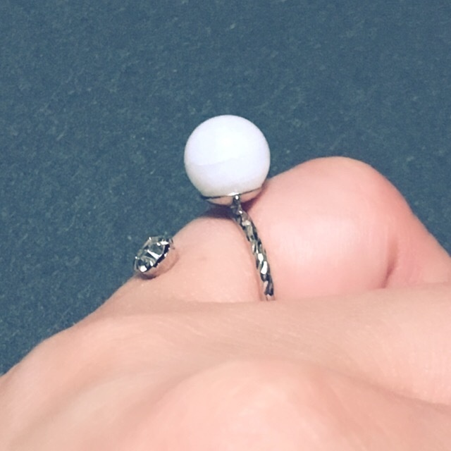 【Total Eclipse〜皆既食〜】太陽と月のピンキーリングセット