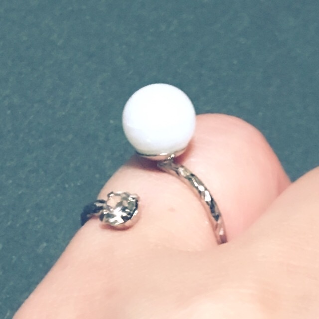 【Total Eclipse〜皆既食〜】太陽と月のピンキーリングセット