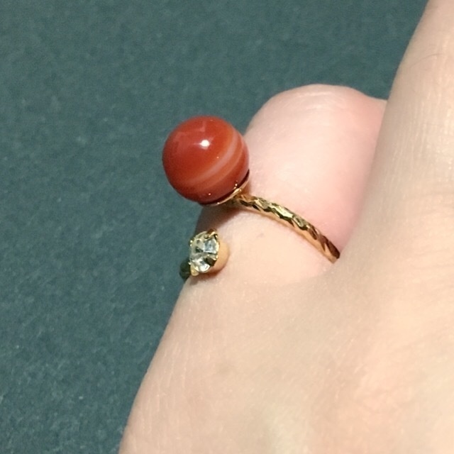 【Total Eclipse〜皆既食〜】太陽と月のピンキーリングセット