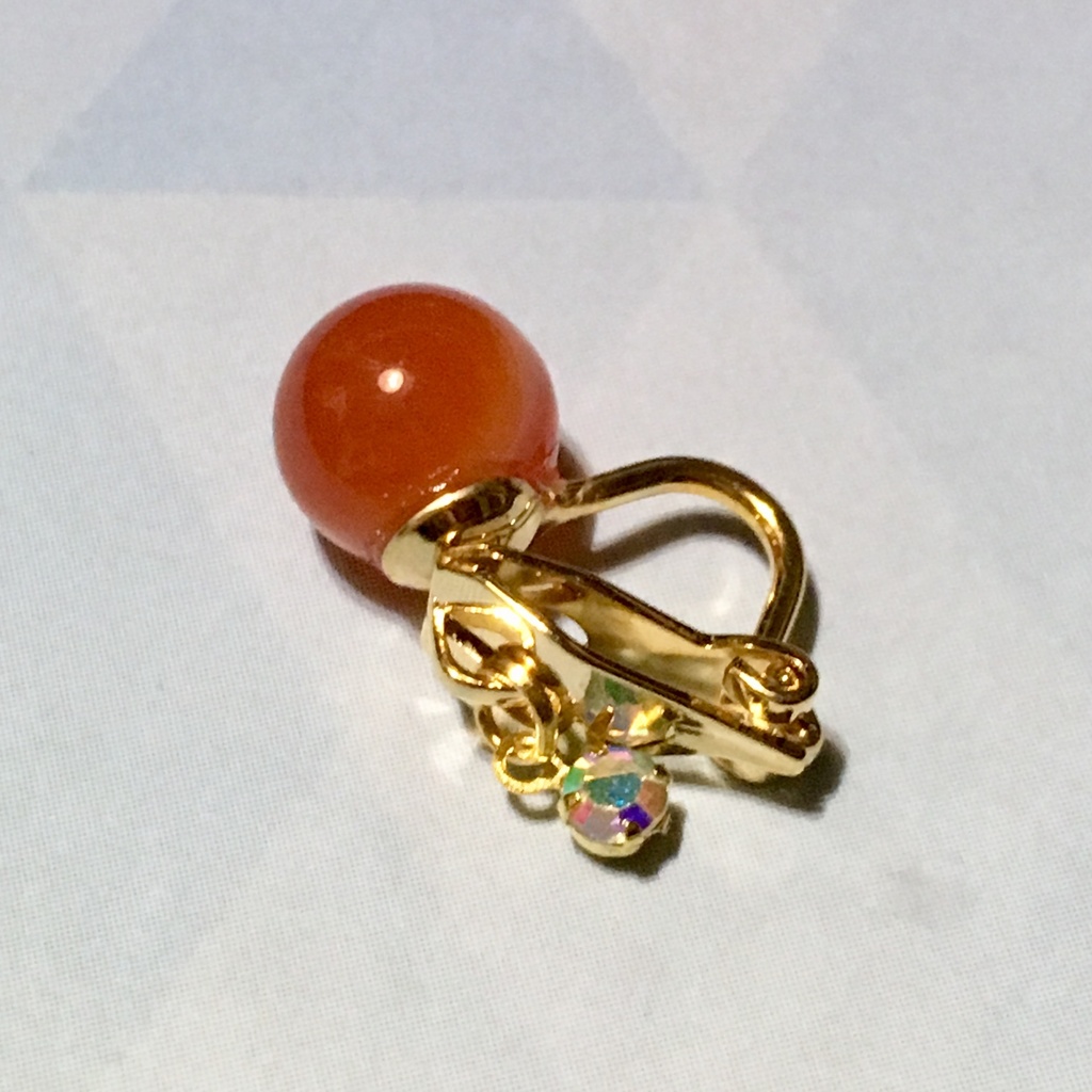 【Total Eclipse〜皆既食〜】太陽と月のイヤリング(ピアスにも変更可能)