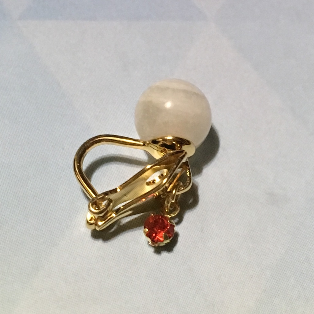 【Total Eclipse〜皆既食〜】太陽と月のイヤリング(ピアスにも変更可能)