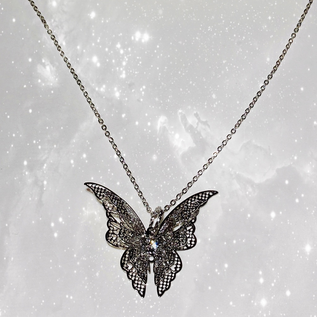 【steel butterfly】鋼鉄蝶のペンダント