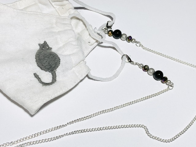 Pay The Curse 呪い呪われた未来を祓うマスクチェーン マスクストラップ マスクアクセサリー Pby Handmade Jewelry Booth