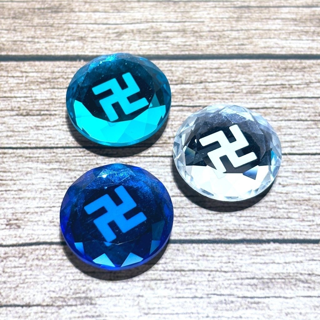 卍クリスタル帯留【カラー3種】