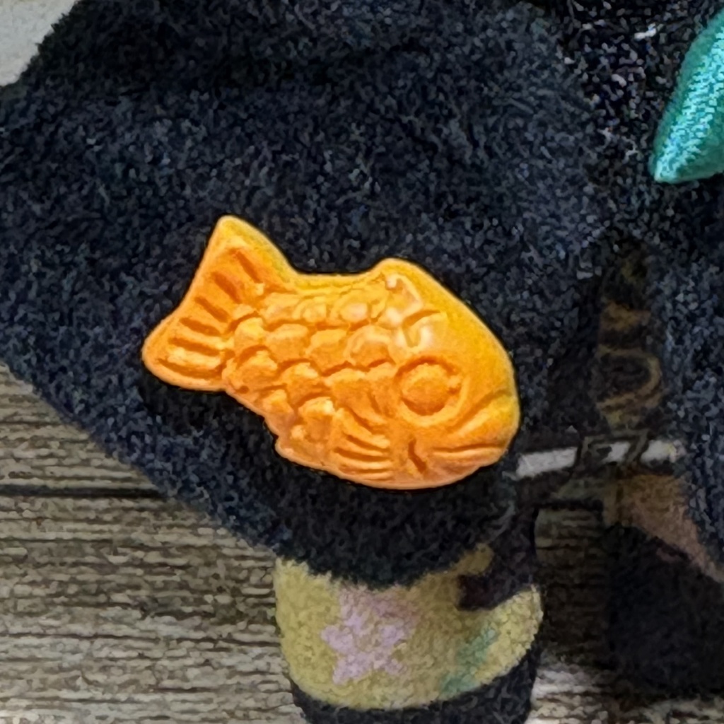 たい焼きブローチ