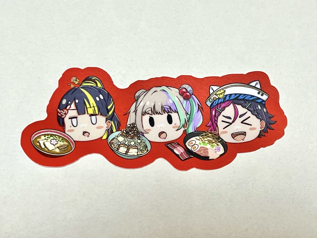 オキパリラーメンステッカー
