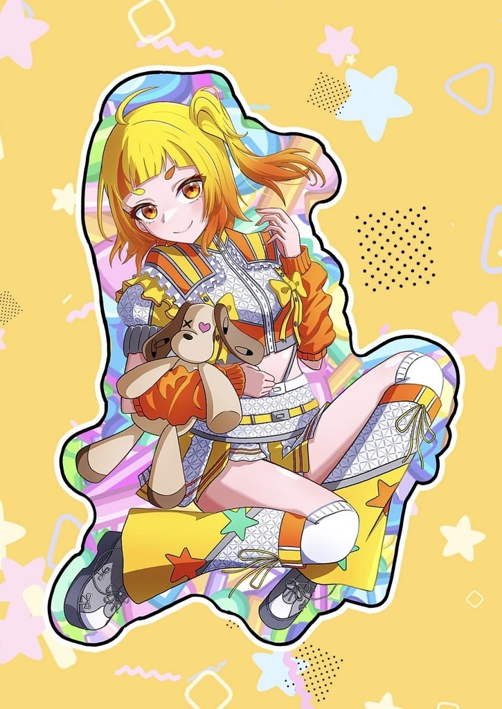 犬甘うるダイカットステッカー