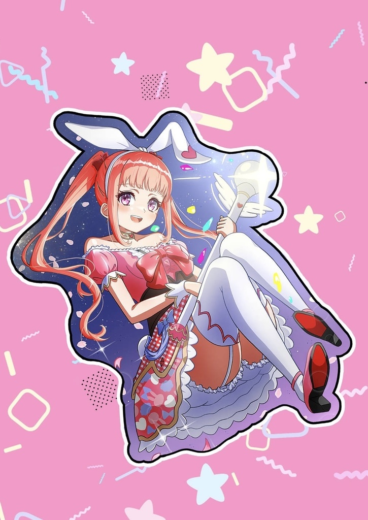 桜乃美々兎ダイカットステッカー