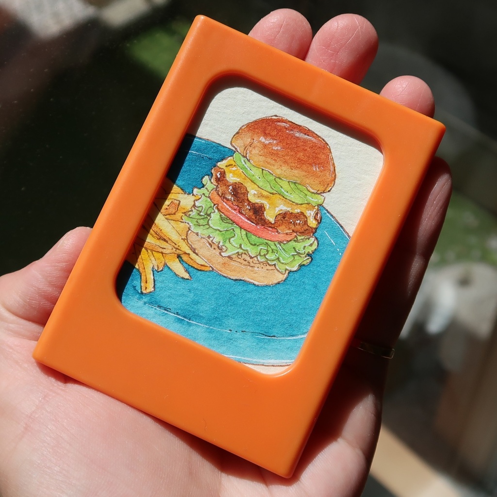 【ミニ原画】ハンバーガー