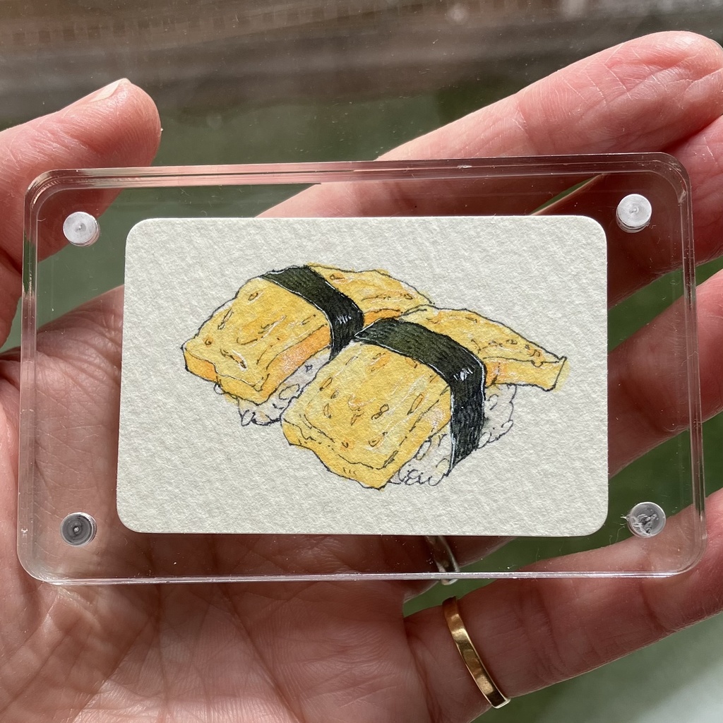 【ミニ原画】たまごのおすし