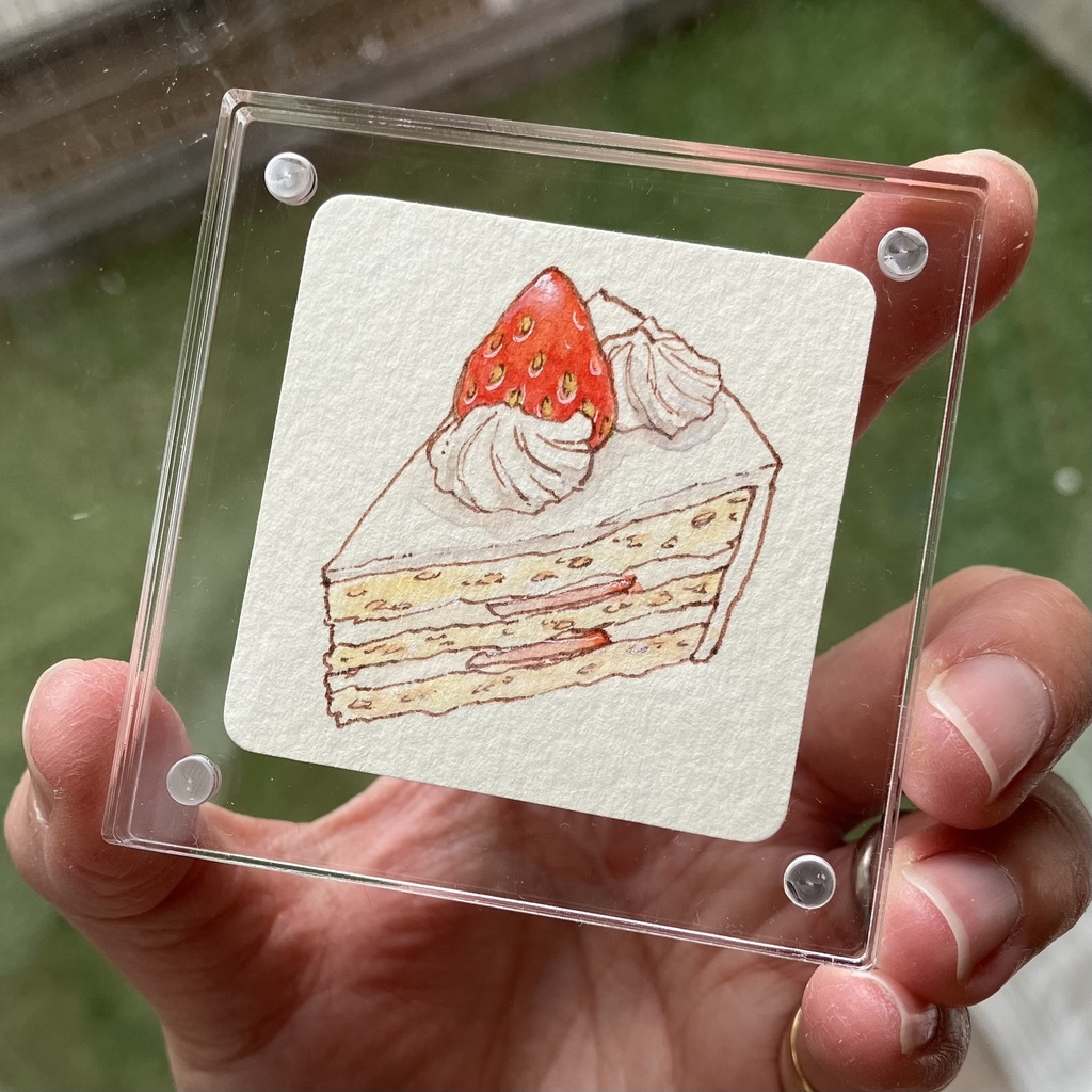 【ミニ原画】ショートケーキ
