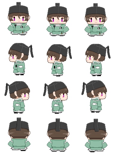 pictSQUARE用アバター 石切丸（ゲーミングver.入り）