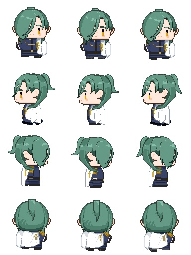 pictSQUARE用アバター 青江（ゲーミングver.入り）