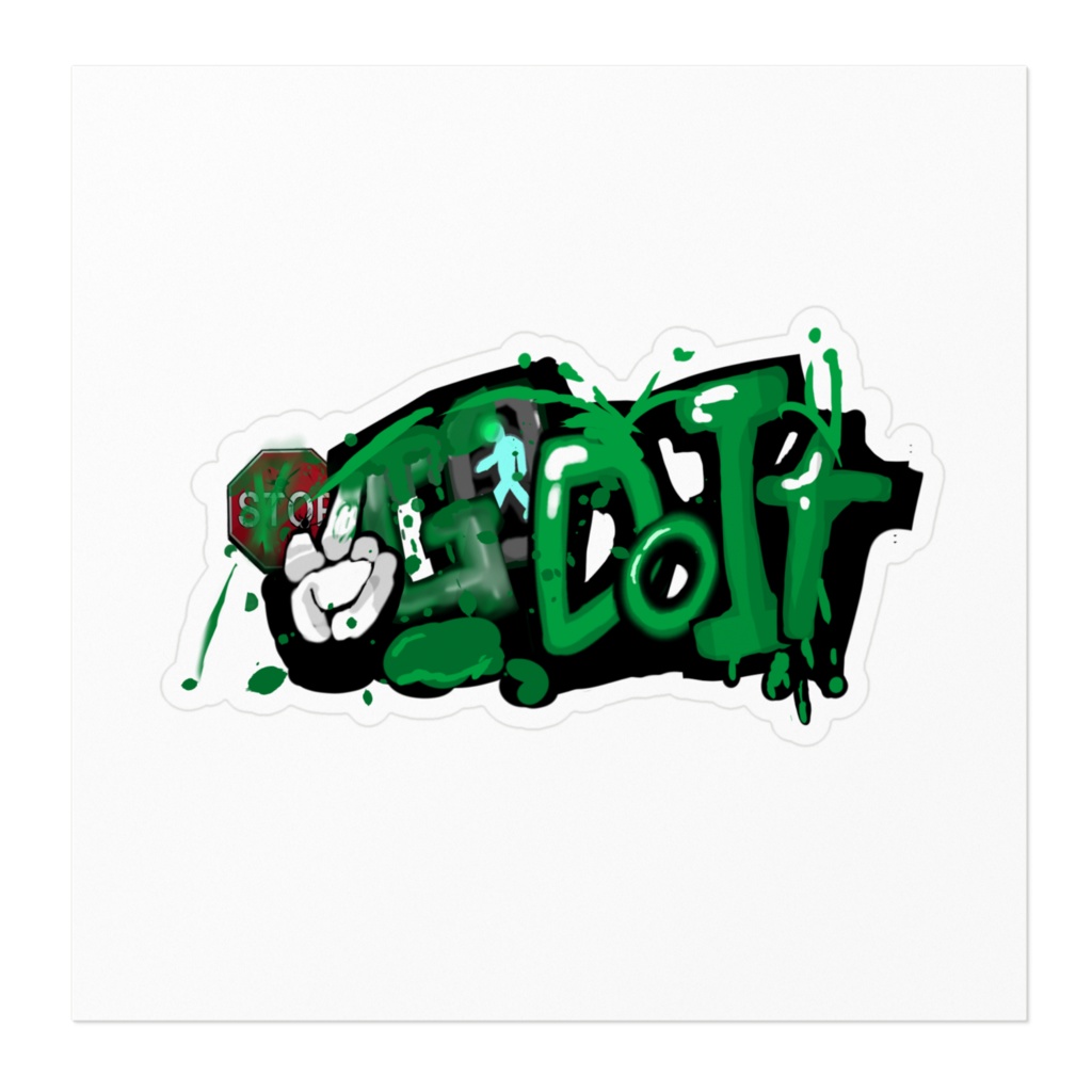 ぶちかませ!ステッカー