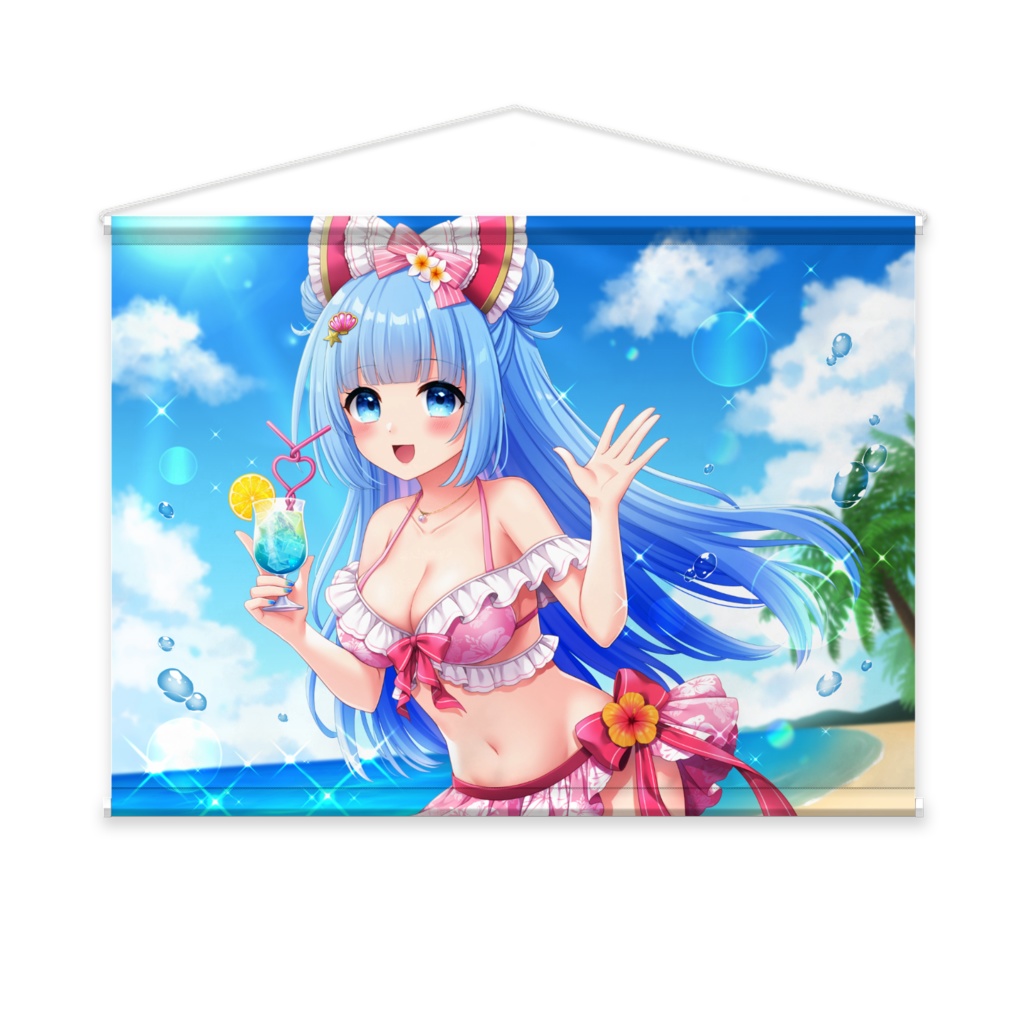 B2横タペストリー 【 ルナちゃん水着 】